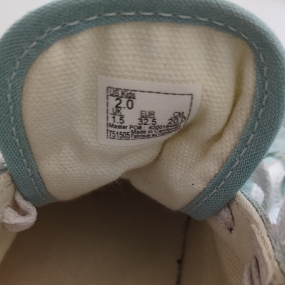 Vans Kids' Mint Green Sneakers - Picture 2 of 5